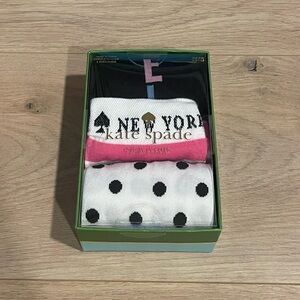 NWT: Kate Spade 3-pack Socks